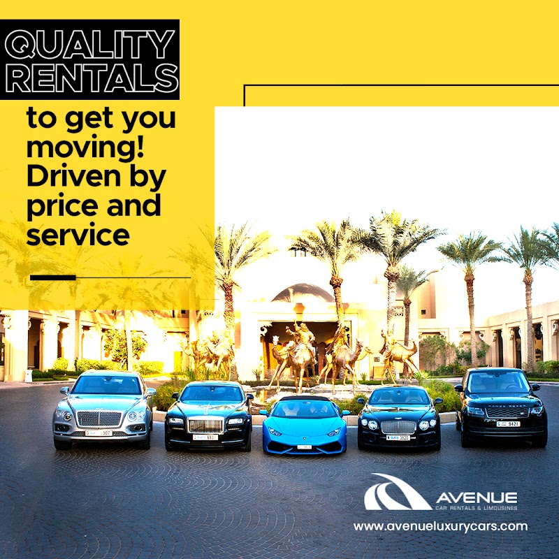 Avenue Car Rentals & Limousines | Dubai
