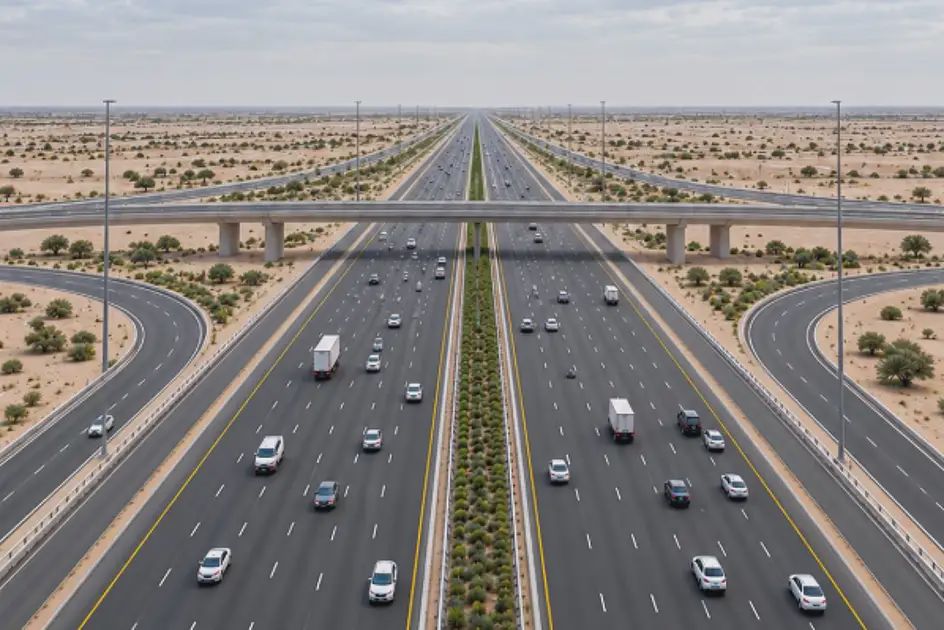 بزرگراه جدید E-911؛ مسیر چهارم دبی تا راس‌الخیمه با ۱۶ لاین
