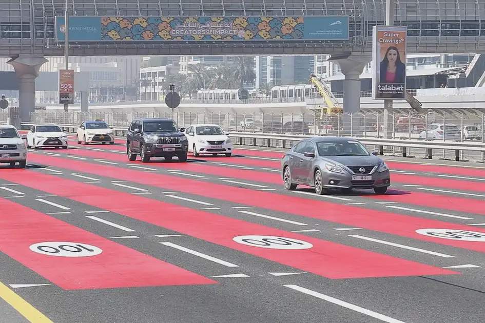 تغییر سرعت مجاز در ۵ خیابان دبی از ۱ نوامبر