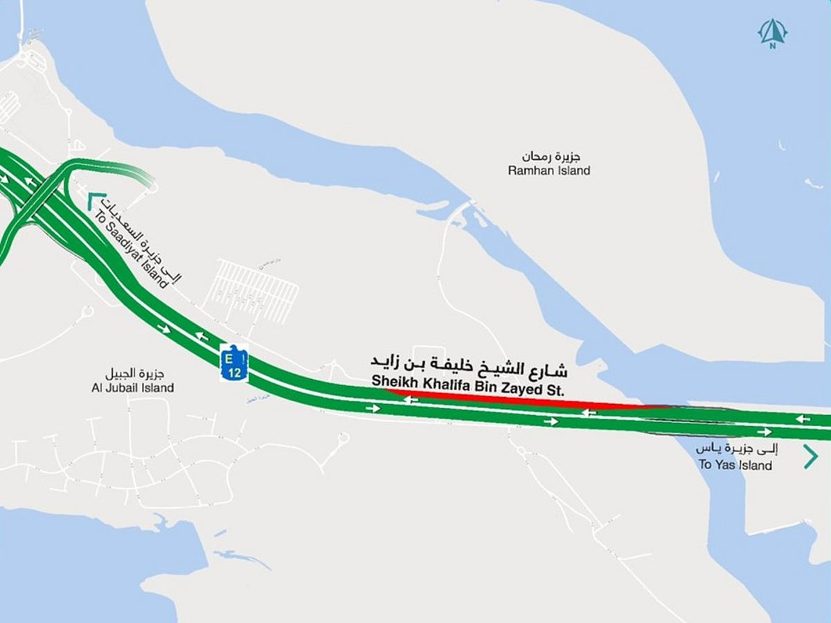 Abu Dhabi closes two major highways for months of roadwork
